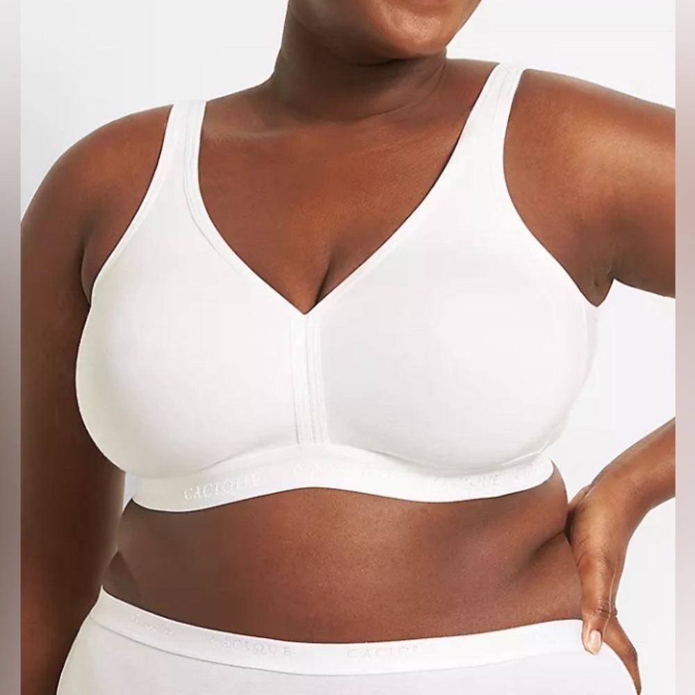 Cacique Unlined Full Coverage No Wire Bra